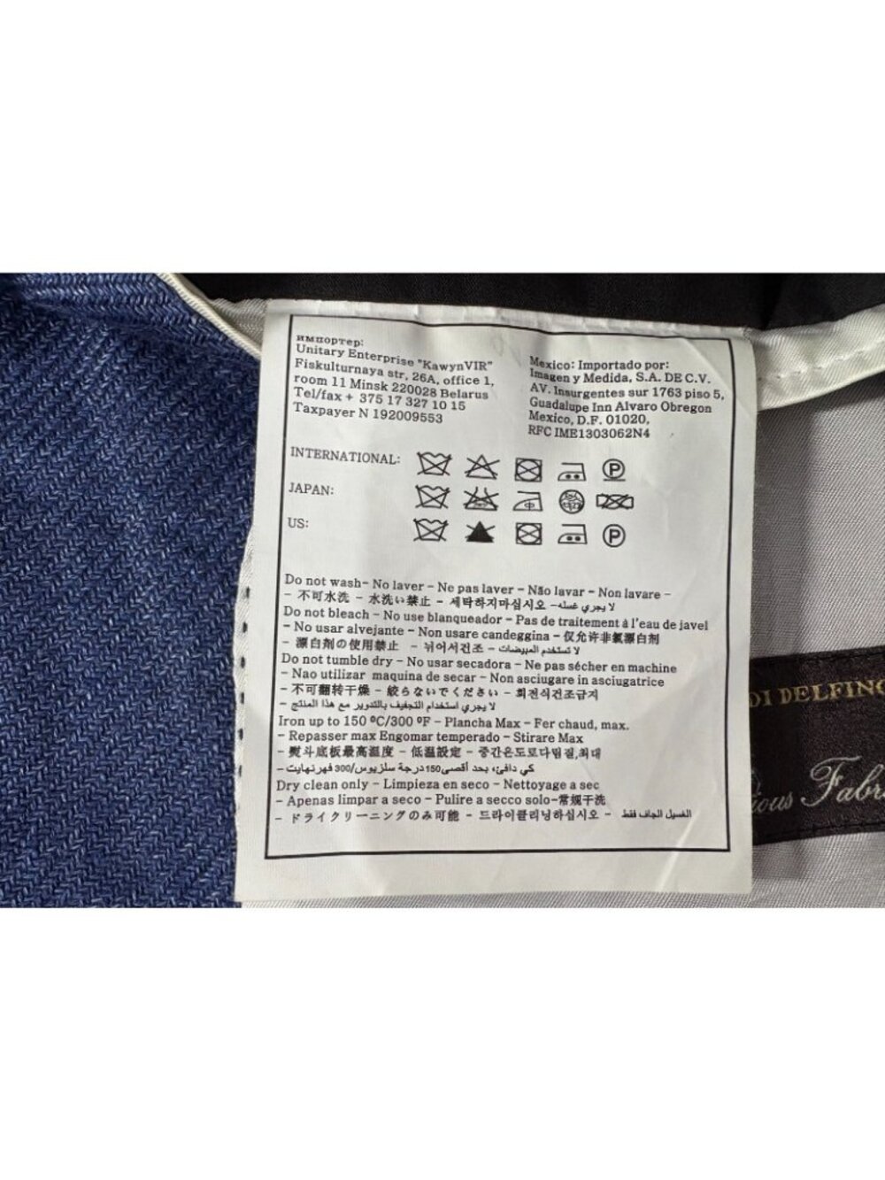 Suitsupply Hudson HL Hemp Wool blend sport Jacket Blazer sz 38L Blue woven Italy - Picture 3 of 10